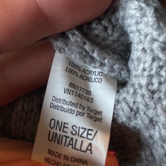 Circo Knit Scarf with Colorful Pom Poms - Picture 3 of 3